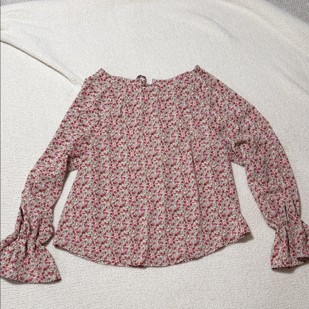 Love Riche Pink Floral Blouse